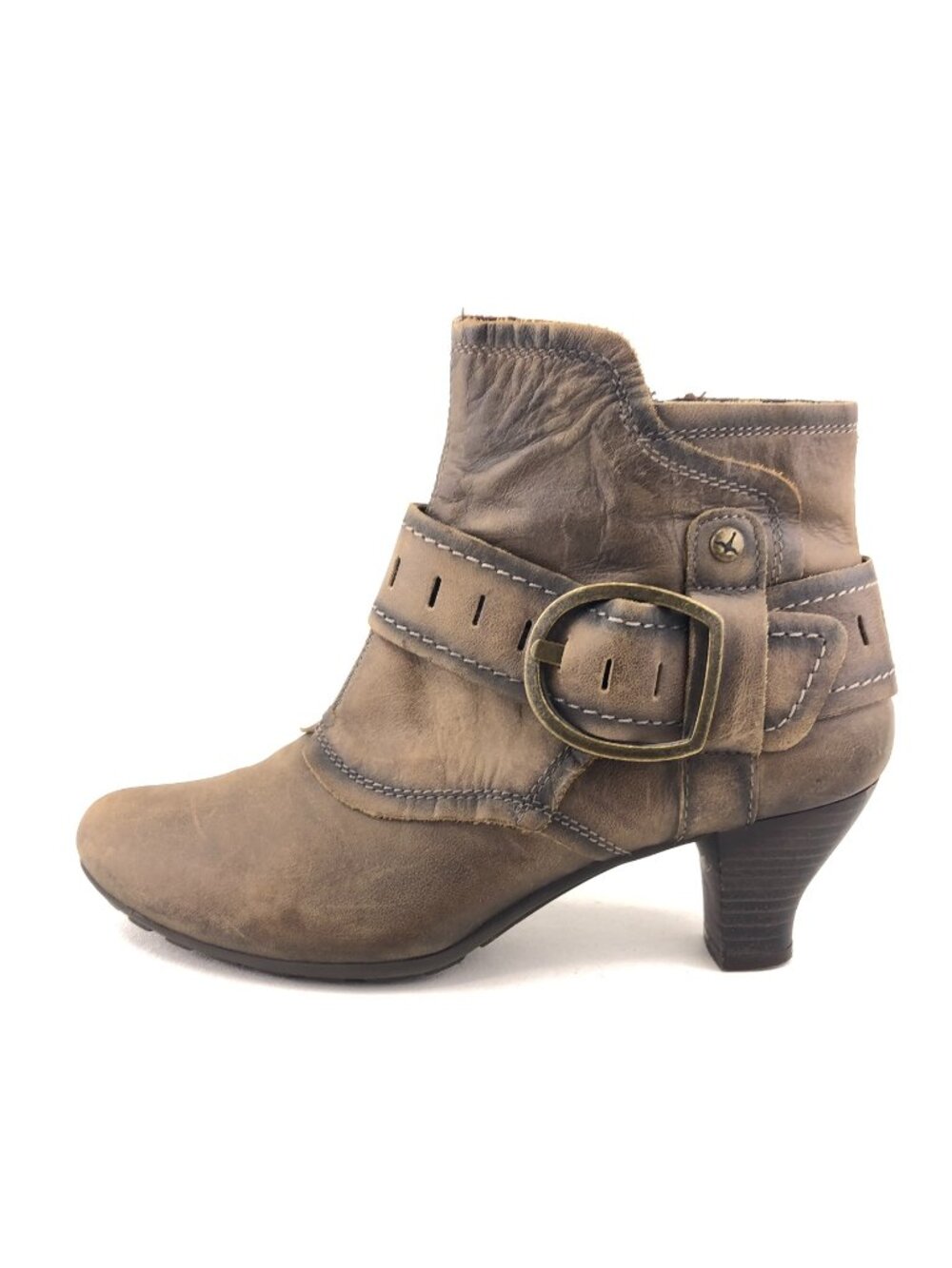 Pikolinos Brujas Tan Leather Ankle Boots EUR 39